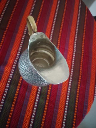 Jarra Metálica Turca Decorada