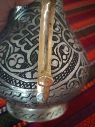 Jarra Metálica Turca Decorada