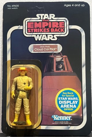 Star Wars Cloud Car Pilot ESB 45A Unpunched