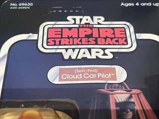 Star Wars Cloud Car Pilot ESB 45A Unpunched