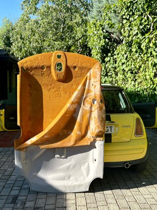 tapizado original techo, puertas y parales coches