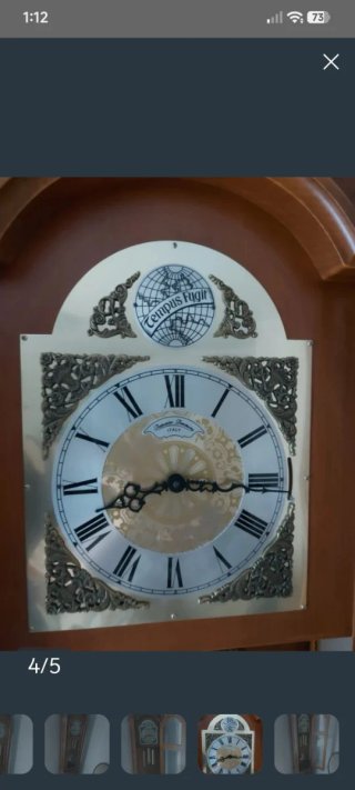 Reloj de pie Ridgeway madera