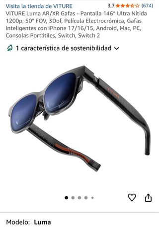Gafas Virtuales Luma AR/XR