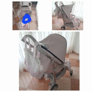 Passeggino rosa per neonati come nuovo 200€