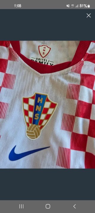 Camiseta Croacia Modrić10-Mund. 2026Nike C/Parches