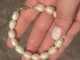 Bracciale perle fiume