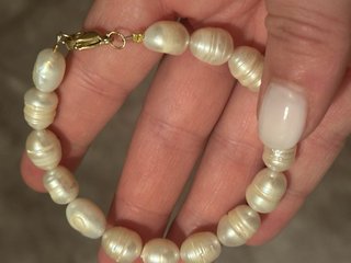 Bracciale perle fiume