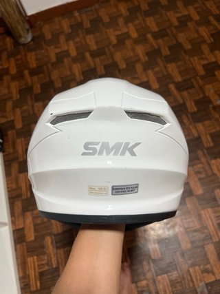 Casco SMK Stellar Solid Blanco