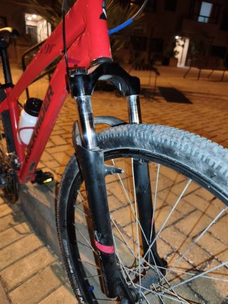 Bicicleta Rockrider ST100 Roja
