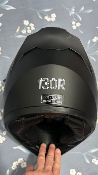 Casco Moto Negro 130R Talla M