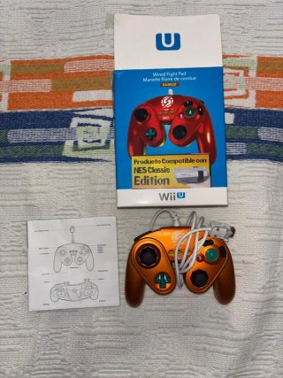 Mando Nintendo Samus Wii y WiiU (Wired Fight Pad)