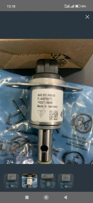 Porsche 948 105 308 03 Solenoide Sincronización