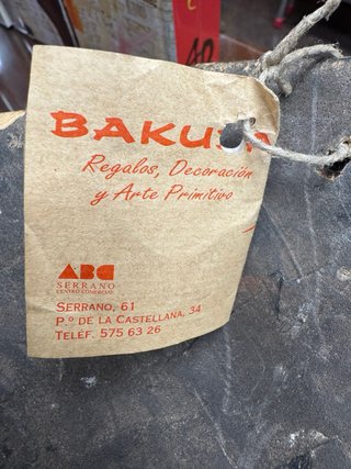 Máscara africana Bakota, Gabon