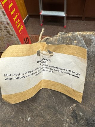 Máscara africana Bakota, Gabon