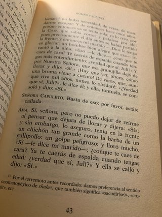 Romeo y julieta
