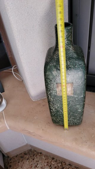 Vaso decorativo verde  scuro