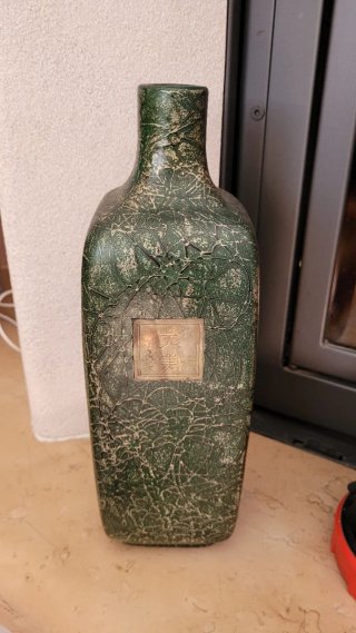 Vaso decorativo verde  scuro