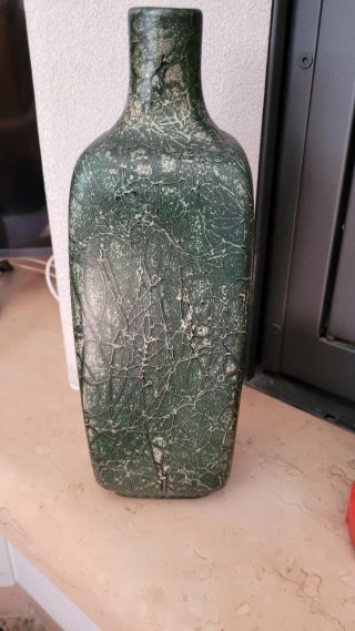 Vaso decorativo verde  scuro