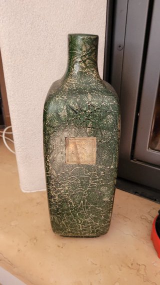 Vaso decorativo verde  scuro