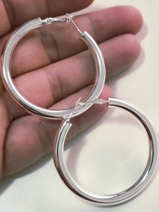 Pendientes de Aros de Plata