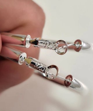 Pendientes de Aros de Plata