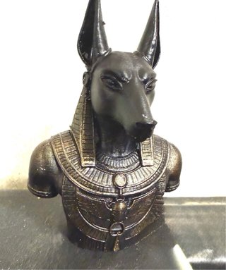 Figura Anubis Egipcio Bronce