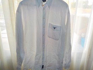 Camisa Gant Original  Blanca Talla XL