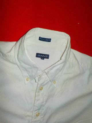 Camisa Gant Original  Blanca Talla XL