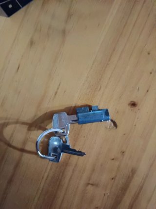 Cerradura bloqueo Vespino y cruceta amortiguador