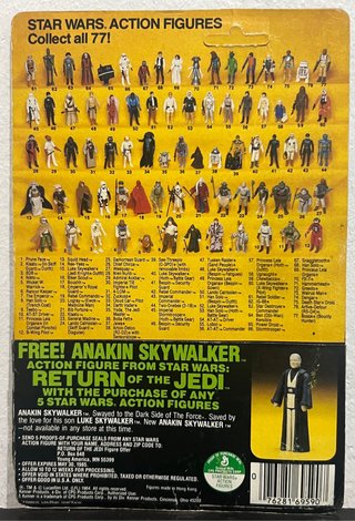 Star Wars AT-ST Driver ROTJ 77 Unpunched Kenner