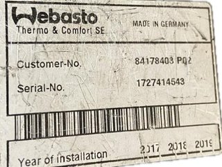 Calefacción Auxiliar Volvo 84178403