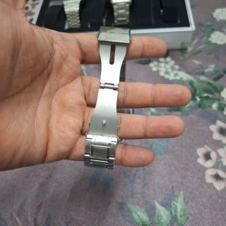 Reloj Curren Cronógrafo Hombre Azul Plateado