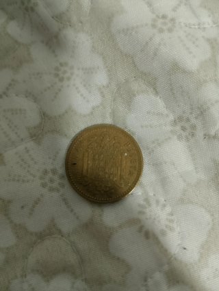 Moneda antigua española 1 peseta