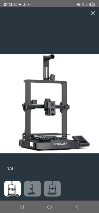 Creality Ender v3 KE , en su caja , doy boquillas