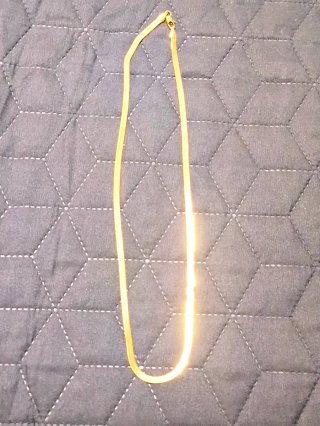 Collar Cadena Serpiente Dorado