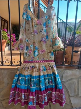 Vestido Flamenca Canastero Estampado