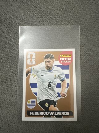 Federico Valverde Panini Extra Sticker Bronce