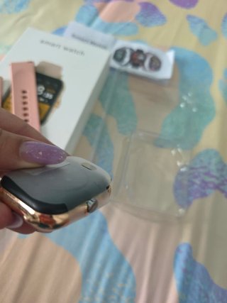 Smartwatch Dorado y Rosa