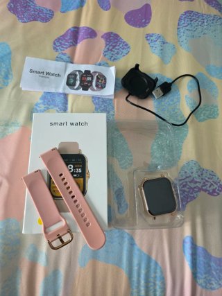 Smartwatch Dorado y Rosa