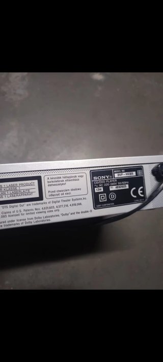 Reproductor DVD Sony