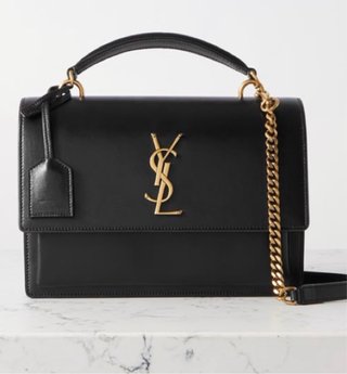 Bolso Guess Negro y Dorado