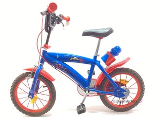 bicicleta niño spiderman 12 pulgadas