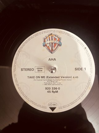 A-ha - Take On Me Maxi Single Vinilo