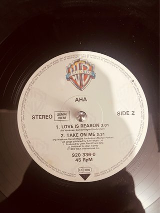 A-ha - Take On Me Maxi Single Vinilo