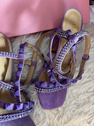 Sandalias tacón Alma en Pena moradas