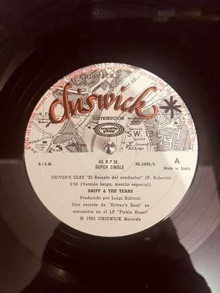 Sniff 'n' the Tears - Driver's Seat Single