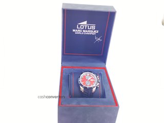 reloj pulsera caballero lotus marc marquez 93 cronógrafo