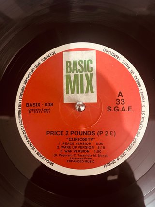 Maxisingle Curiosity - Price 2 Pounds
