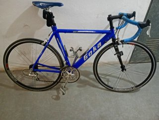 Bicicleta de carretera Goka azul