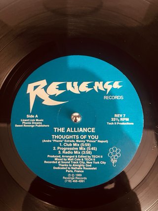 The Alliance - Thoughts Of You - Maxi Single